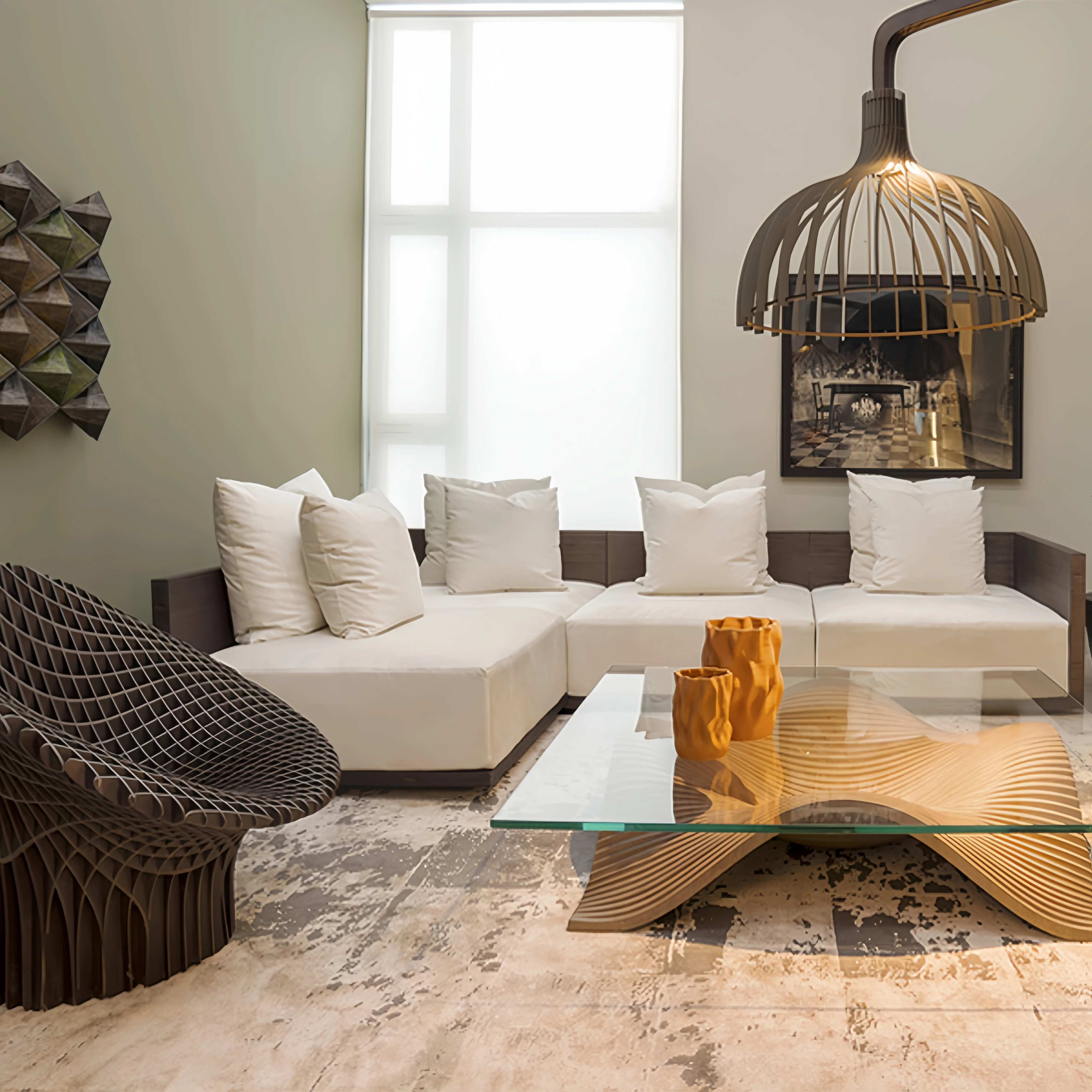 ！@Modern Modular Sofa Low-profile Minimalist Design for Hotel Lobby Office Lounge Guest Waiting Area