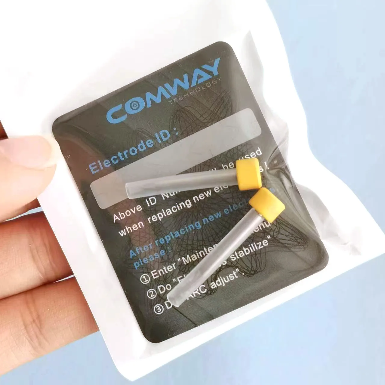 Imagem -03 - Comway Fibra Óptica Splicer Eletrodo de Fusão Par Ce03 a3 a4 c5 c6 c8 c9 C10 ce 03