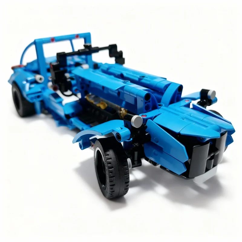 524 Pezzi MOC Tecnico Caterham Seven Modello Alternativo da Costruire Blocchi da Costruzione Regalo di Natale Architettura Educativa Giocattolo in Mattoncini per Bambini