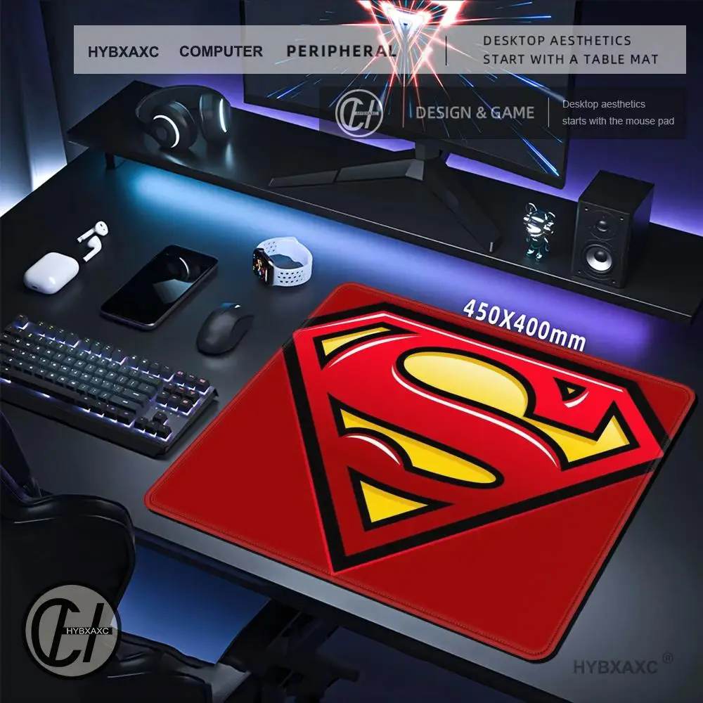 BEAST KINGDOM DC S-Superman Gaming Mouse Pad XS Small Mousepad For PC Gamer Desktop Decoration Office Mouse Mat Deskmat Rug