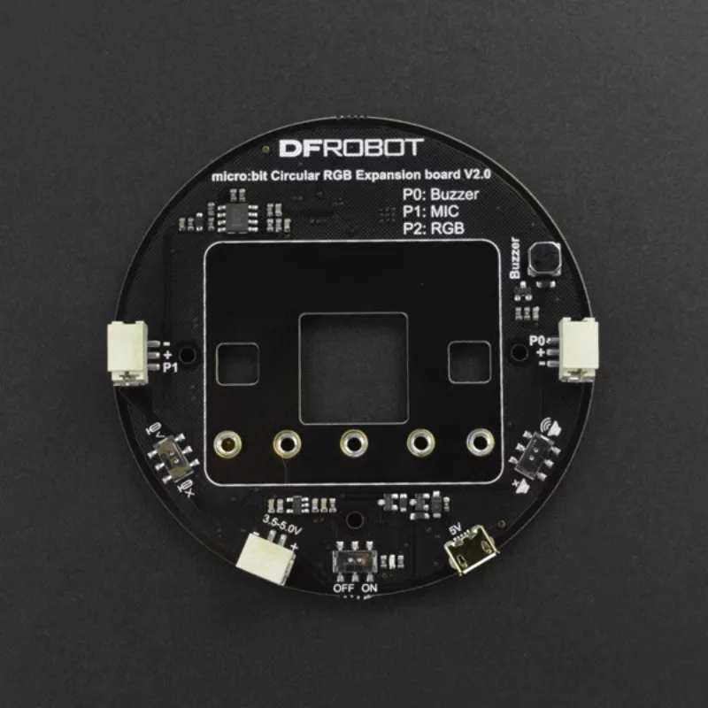 DFRobot self-operated store microbit ring RGB light expansion board, wearable clock, graphical programming