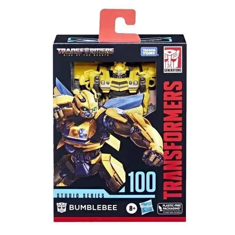 In stock Takara Tomy Transformers toys Studio Series Deluxe 100 Bumblebee Model Robot Collection Action Figures Toys Gifts