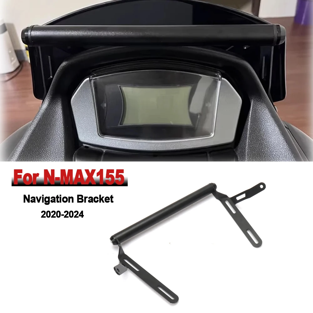 

For YAMAHA N-MAX155 NMAX 155 2020-2024 New Motorcycle Accessories Phone Holder Stand Navigation Plate Bracket windshield