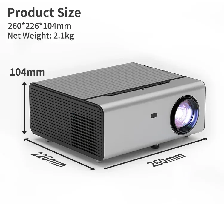 Smart Projector HD 1080p Home Video Projector For Business Education