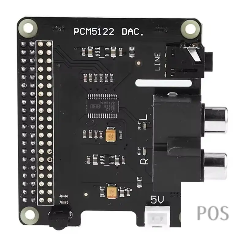 Scheda di espansione Hifi DAC + Audio Full HD Chip PCM5122 Scheda di espansione a 24 bit per Raspberry Pi 3 Modello B/2B/B+/A+-POS