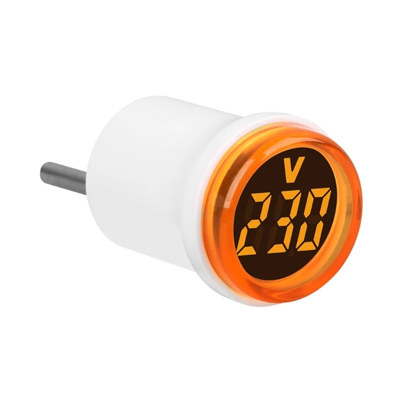 Voltmetro digitale a LED a pannello rotondo per tensione digitale AC230V energia elettrica Dropship