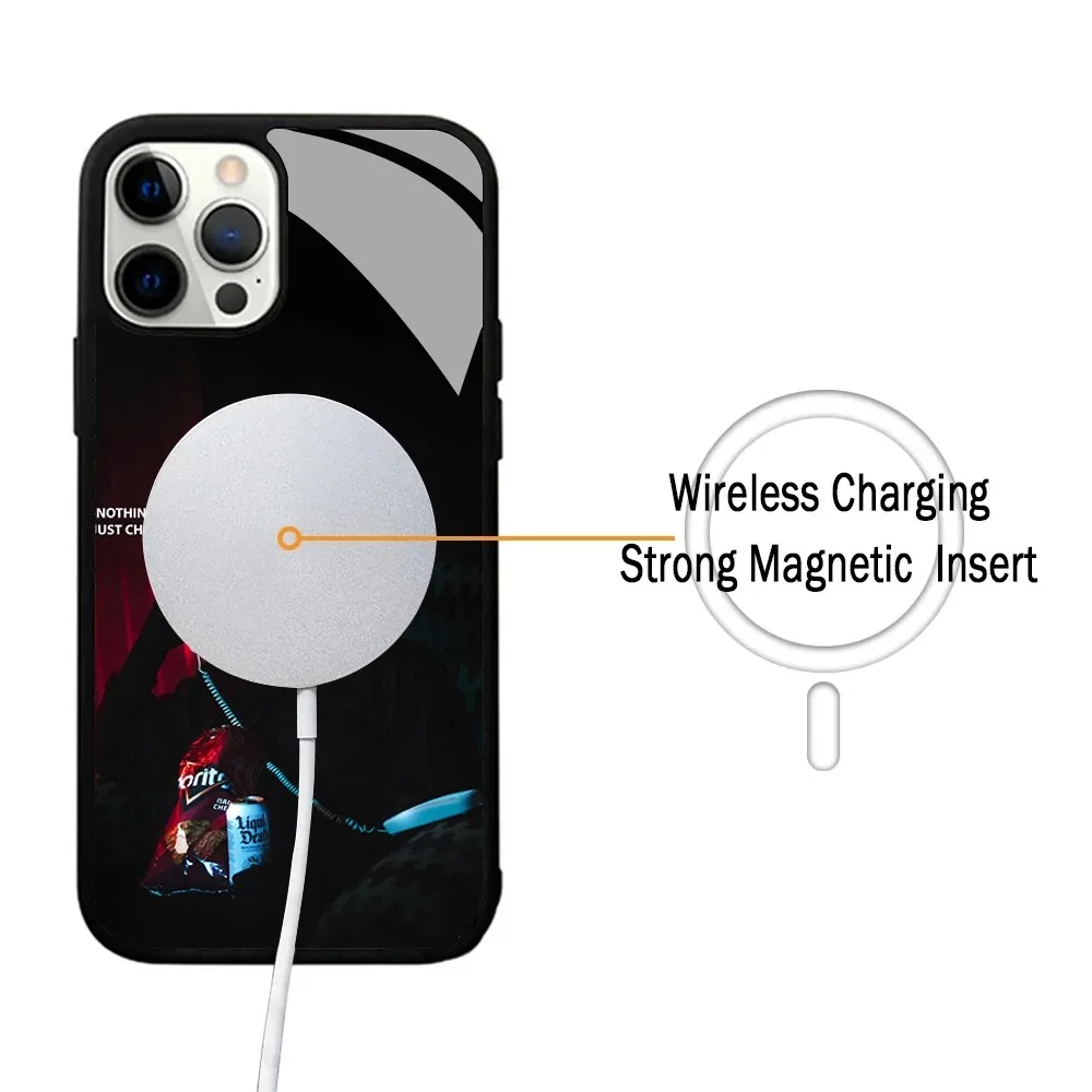 G-Ghost Face Phone Case For IPhone 15 14 13 Pro Max 11 12 Mini Alex Mirror For Magsafe Wireless Charging Cover