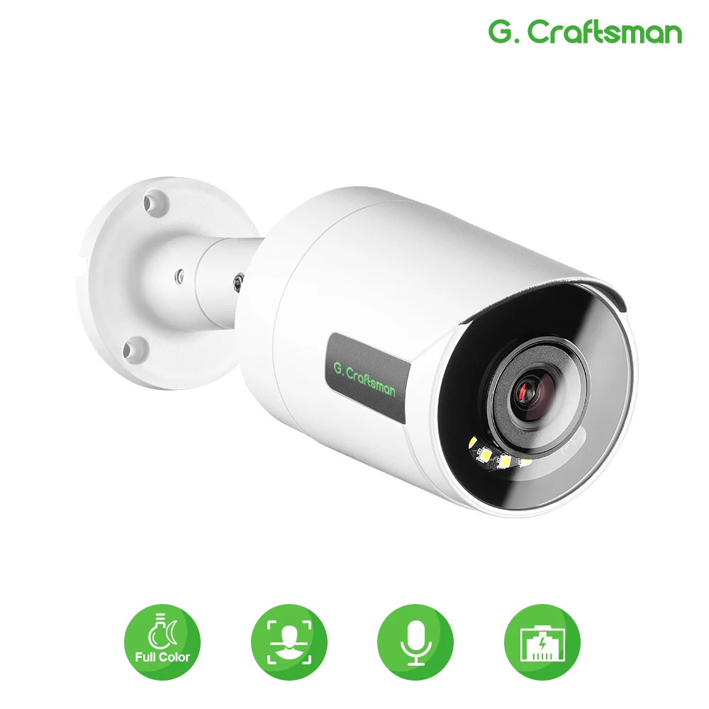 C XMeye G |A8 4K 8MP POE CCTV |F1.0 Lens &Warm Light |1/1.8" Starlight |H.265 Audio|Surveillance​|G.Craftsman