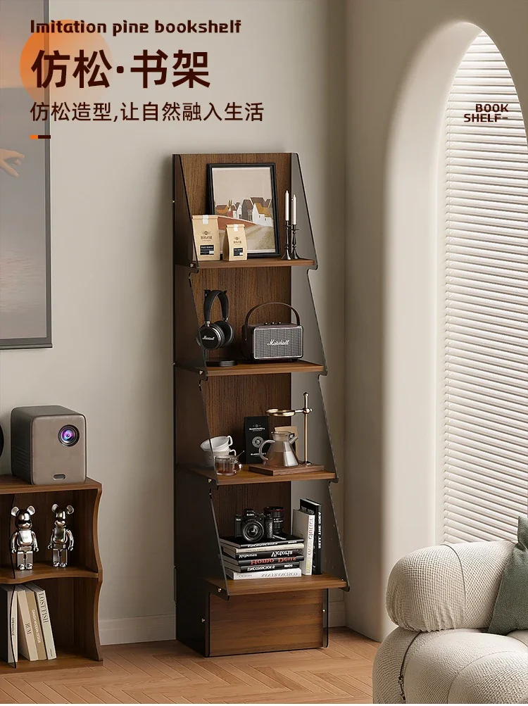 

Акриловое домашнее украшение для рождественской елки, детская книжная полка, витрина для гостиной, напольная полка для хранения рядом с телевизором