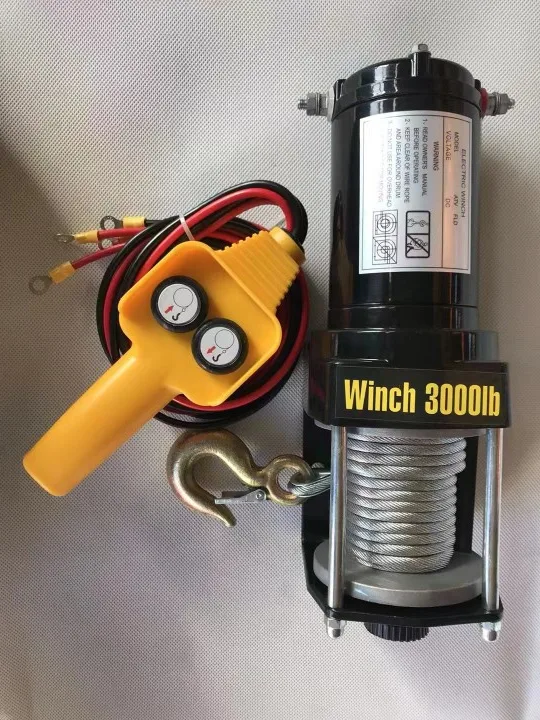 Hot Selling Off-road Car Winch 3500lbs Suv Electric Winch 12v 24v 48v Car Boat Anchor Motor Electric Winch