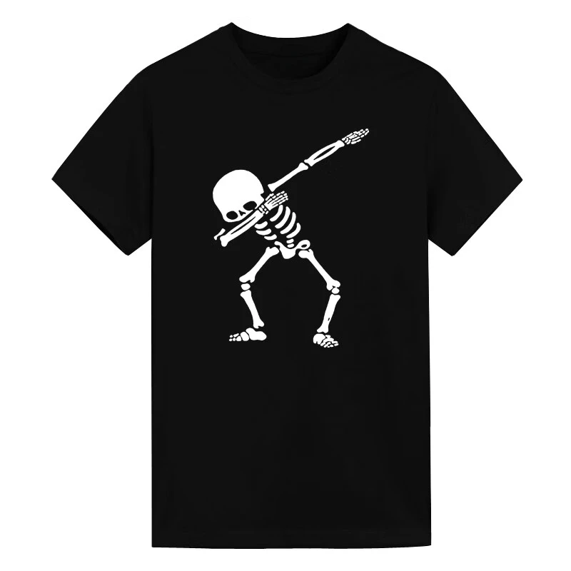

2025 Swag Skeleton Men's Women's Tee Fashion Brand New Trend Student Casual Print Spring/summer Short Sleeve High Quality Tee