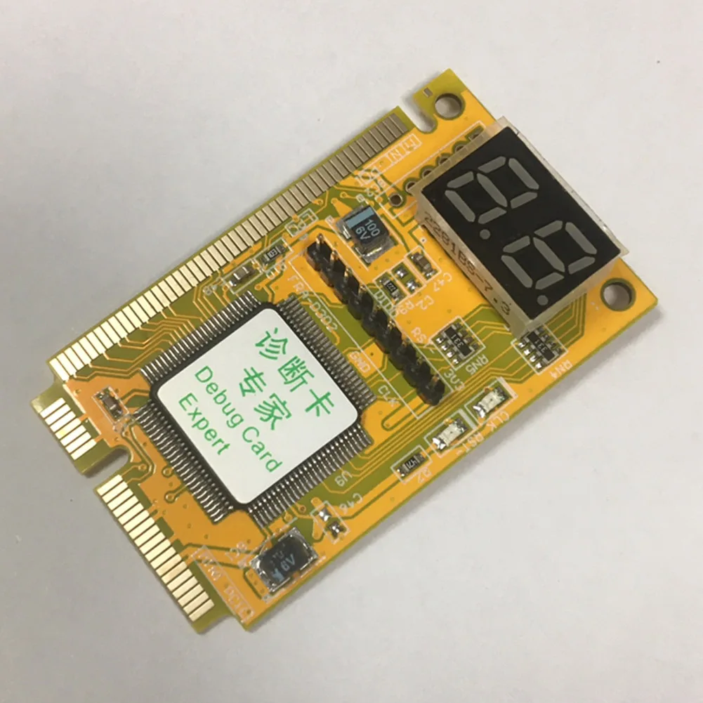 3 in 1 Mini PCI PCI-E LPC PC Analyzer Tester Notebook Diagnostic Card Notebook Combo Debug Card for Notebook Laptop Express Card