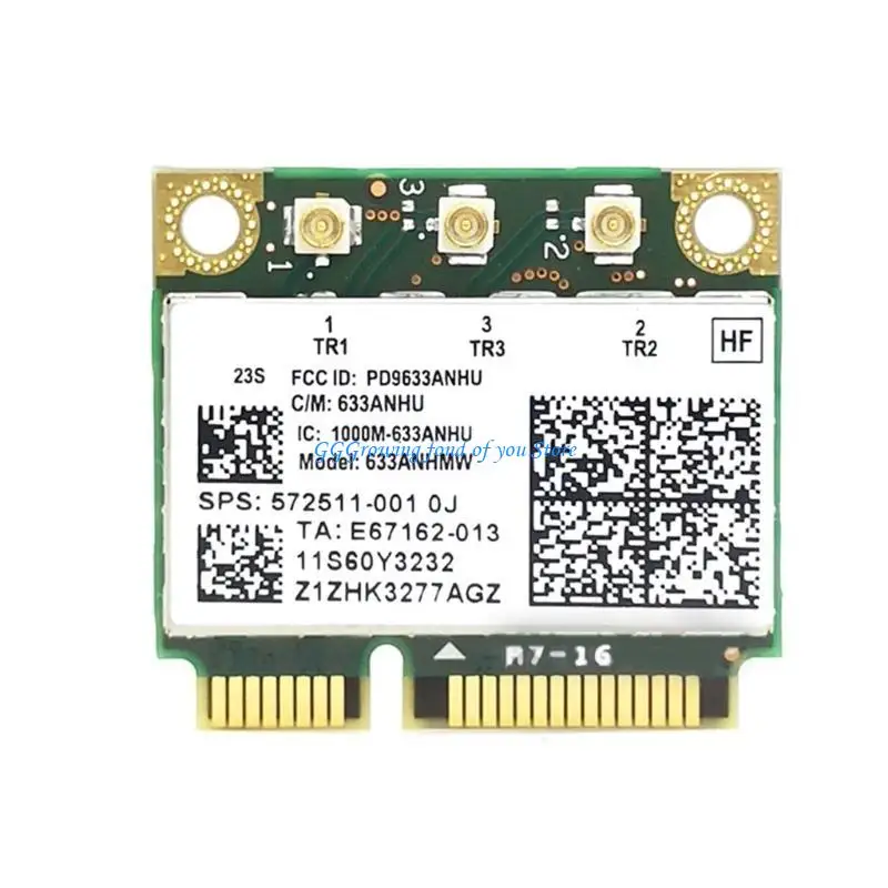 H9eb 6300agn بطاقة لاسلكية 2.4G+5G 450M+450M بطاقة WIFI لـ Y460 Y560 Y470 Y570 x201 x220 x230 محول الشبكة
