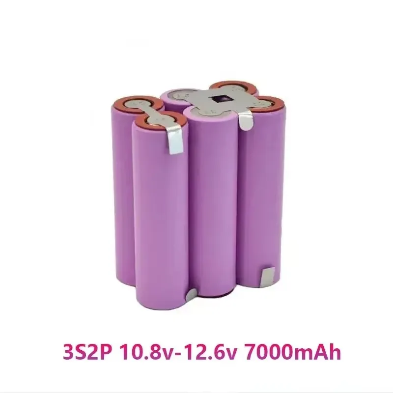 8.4V 3.7V 10.8V 18V  3S2P 4S2P 4S1P 5S1P 5S2P 6S1P Battery Pack 16.8V INR18650 35E 3500mAh Suitable for 18V Screwdriver Battery