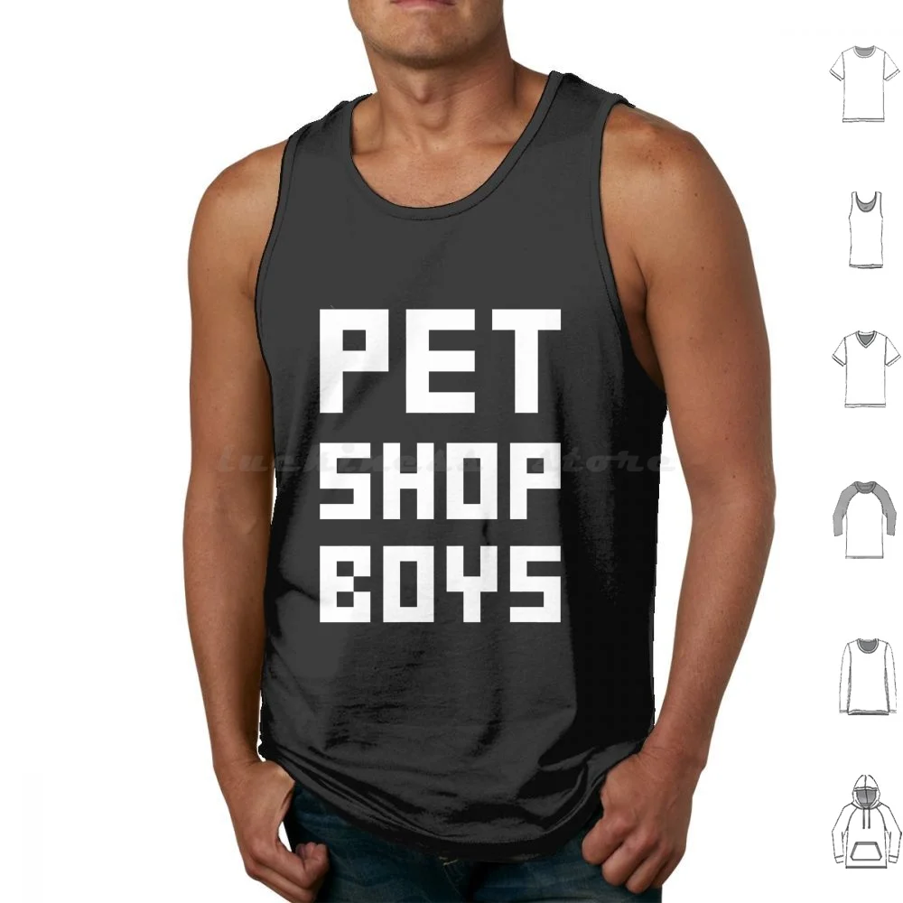 Pet Shop Boy Novos Homens Regatas Colete Sem Mangas Pet Shop Men Novo Mens
