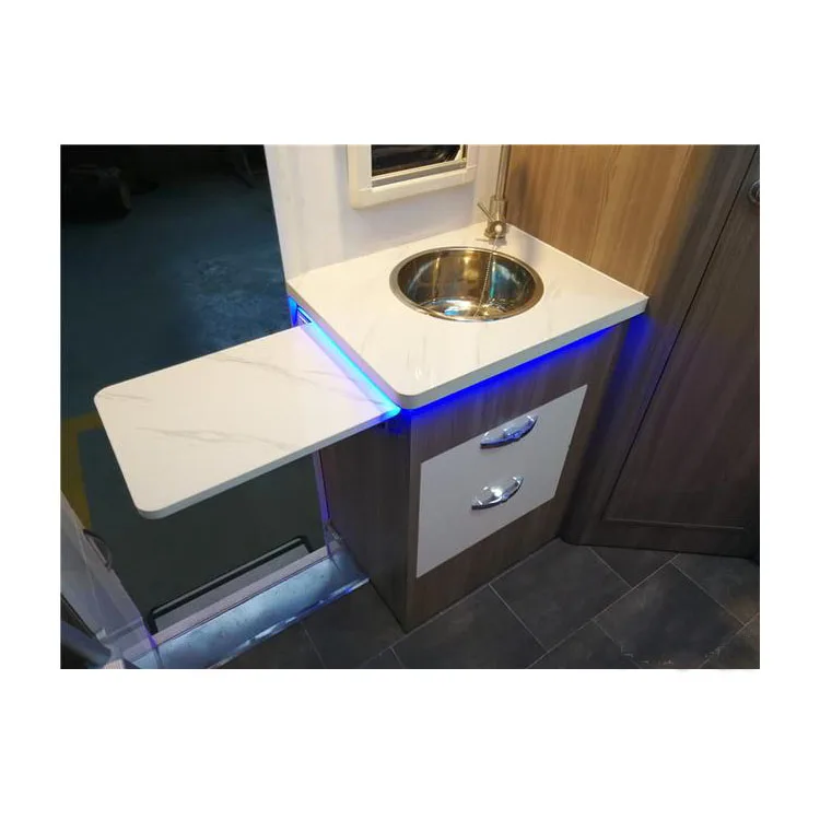 خزائن RV متعددة الوظائف خزائن المطبخ الألومنيوم خفيفة الوزن RV للبيع خزائن RV مقاومة للماء