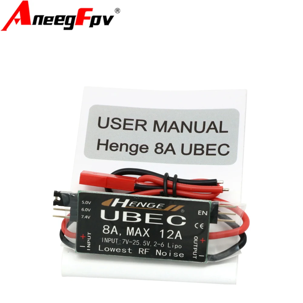 HENGE 4A 6A 8A 12A UBEC 5V 6V 7.4V Modalità di commutazione BEC Stabilizzatore di tensione per aerei RC Accessori batteria per barche