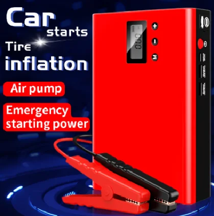 New Arrival Jump Starter Air Compressor/high Quality Jump Starter/battery Booster Car Jump Starter 18 Months 300A 5V/2A