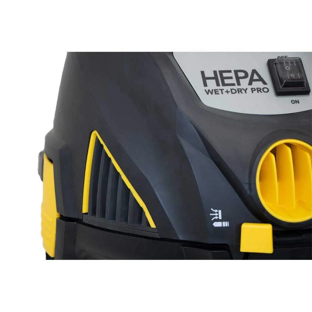 8 Gallon HEPA Wet Dry Professional Vacuum in Black