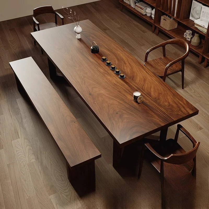 South American walnut table household living room large long desk high-end writing
