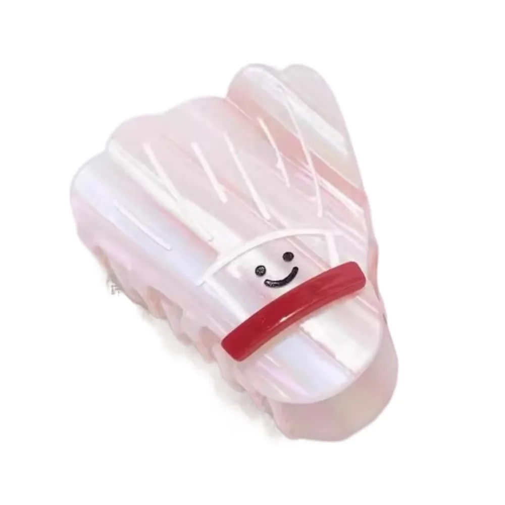 

Table Tennis Racket Badminton Hair Claw Sports Style Ponytail Holder Acrylic Shark Clip Geometric Korean Style
