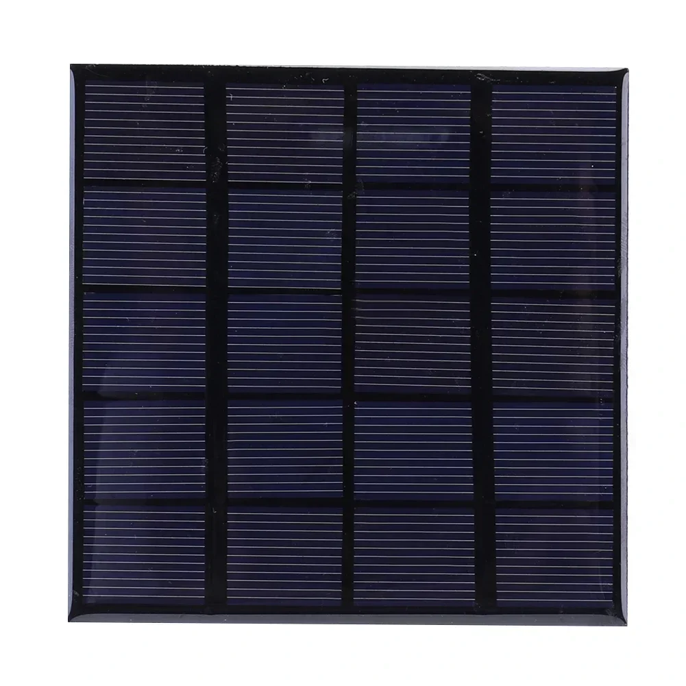 1pcs Outdoor Solar Panel 3W 5V Portable Fast Charger Polycrystalline Solar Panel 100*100mm 0-240MA For Solar Street Lights