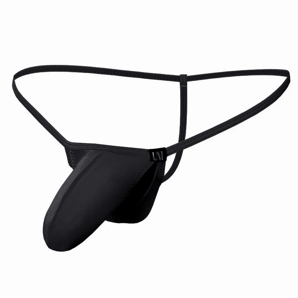 الانتفاخ الحقيبة الرجال ثونغ الملابس الداخلية ملابس غرفة نوم الأرجواني الرجال جوفاء التدريجي سيور ملخصات نمط 80 بولياميد 20 دنة