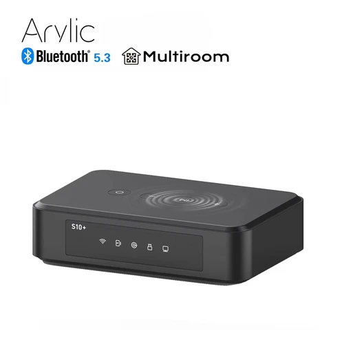 Arylic S10+ Streamer de música inalámbrico, módulo de circuito receptor de música estéreo doméstico multicámara inalámbrico con Airplay de marea