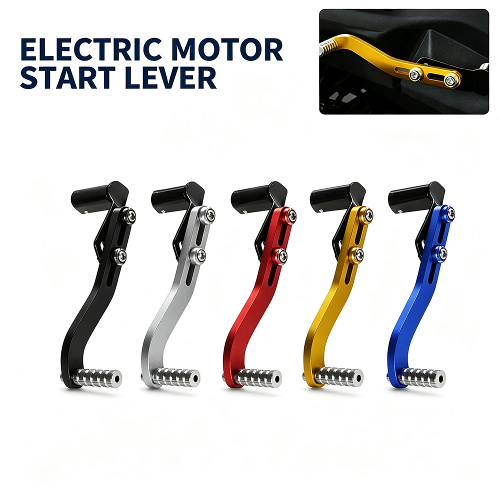Universal CNC Aluminum Adjustable Motorcycle Gear Shift Lever M10 Hole Dirt Bike Pit Bike Gear Shifter Pedal, 5 Colors Optional
