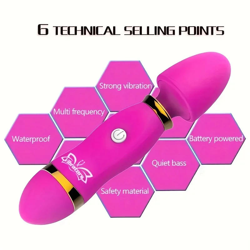 Vibrador Mini Av Stick para massagem no ponto G, suprimentos para adultos, brinquedo do sexo, 12 velocidades, estimulação vaginal e clitoriana final