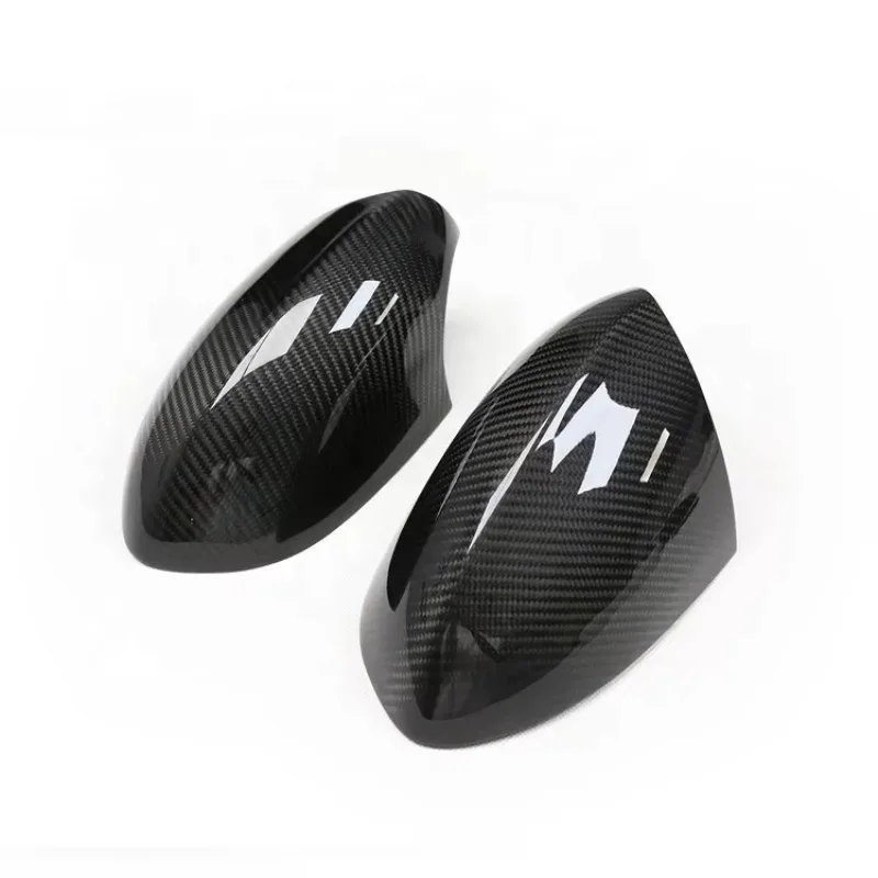 Car Replacement Style A4 S4 A5 S5 Carbon Fiber Mirror Cover for Audi A4 S4 A5 S5 B9 2017 2018 2019 Car Rearview Mirror Cover