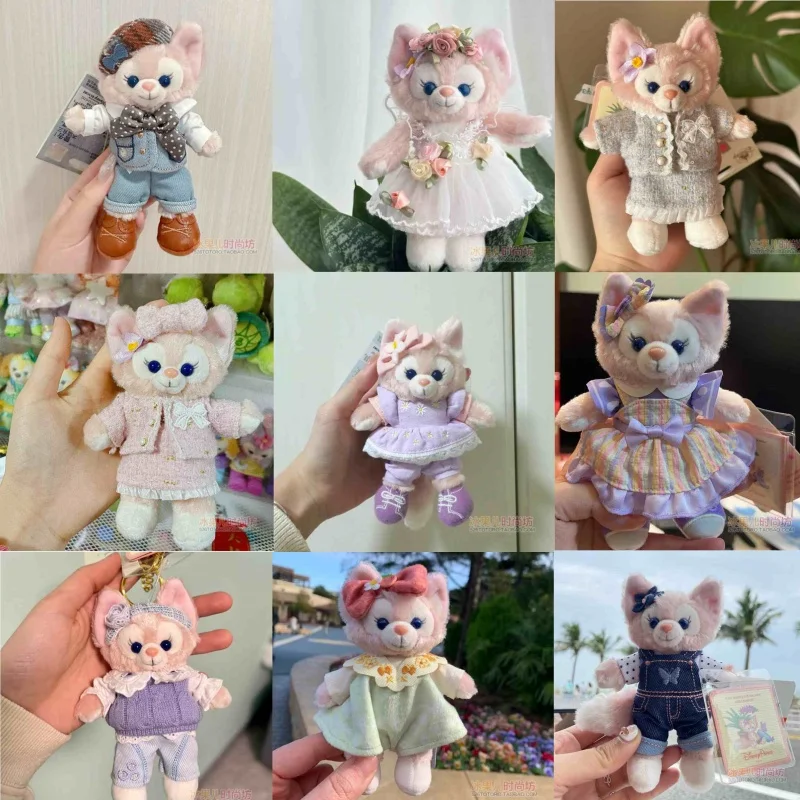 Disney Toys Doll Keyring Keychain Linabell Multi Style Collection Candy Flower Fairy Kawaii Bag Pendant Lovely Gift For Friend