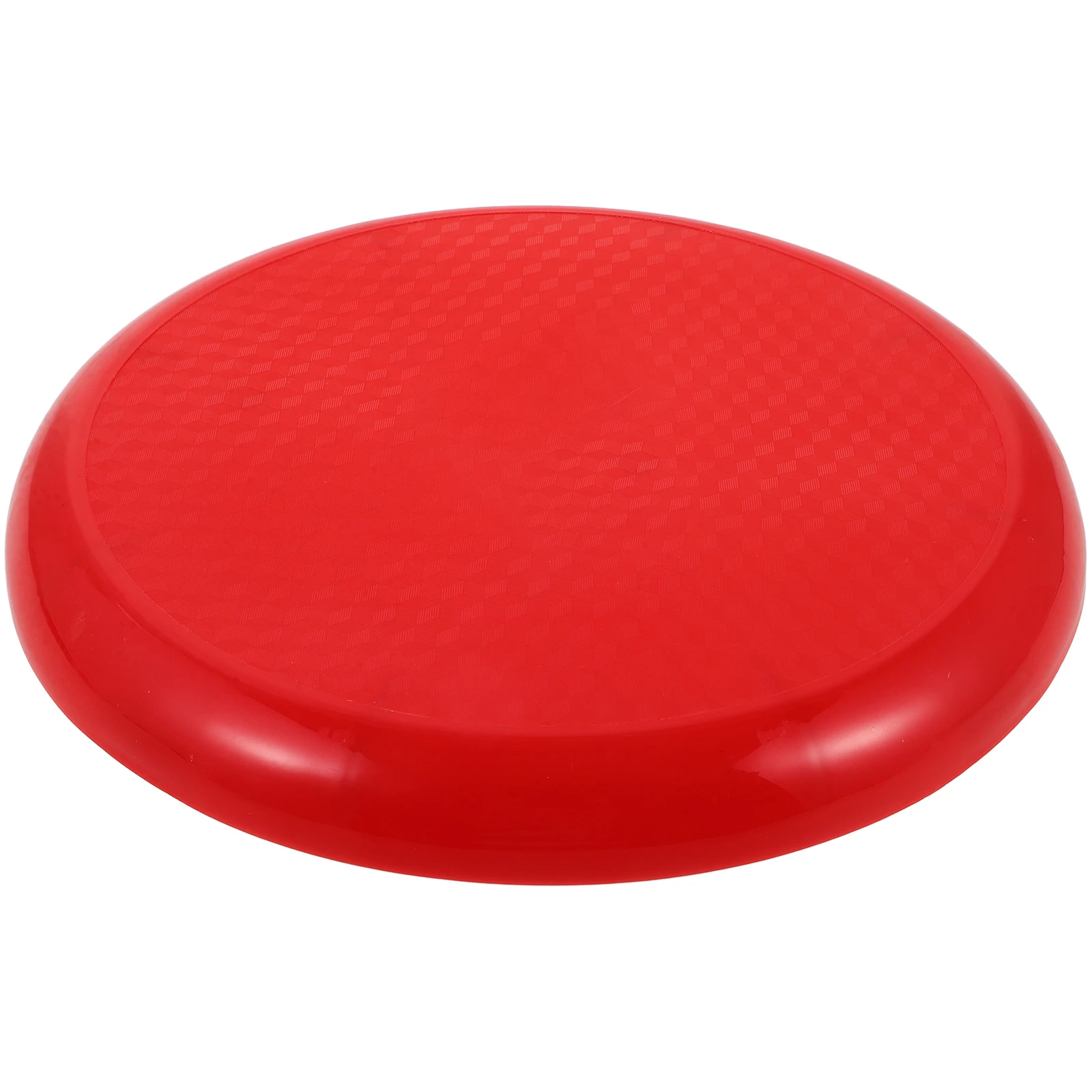 

Round Stool Seat Cover 29cm Diameter Plastic Wear Resistant Scratch Proof Red Color No Hole Design Portable Garden Chair Seat