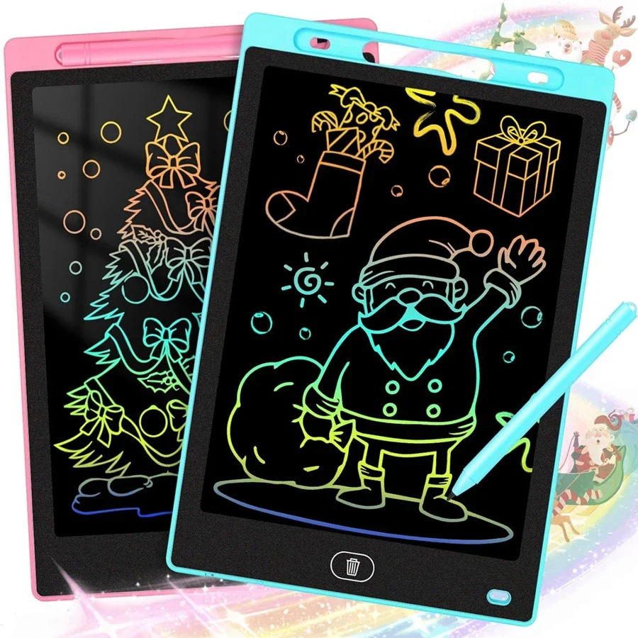 กระดานวาดเขียนอิเล็กทรอนิกส์หน้าจอ LCD สี8.5นิ้วสำหรับเด็กแผ่นรองเขียนแท็บเล็ตแผ่นลายมือเครื่องมือวาดภาพของเล่นสำหรับเด็กของขวัญ