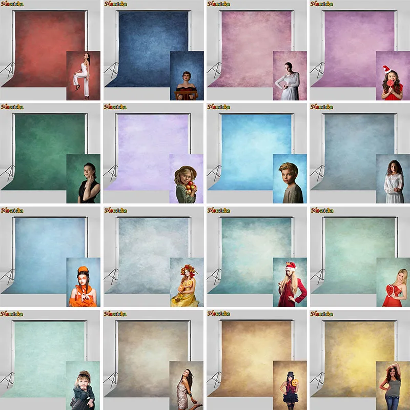 Retro Gradient Abstract Backdrops Self Portrait Pet Baby Newborn Birthday Photography Backgrounds For Photo Studio Props Banner