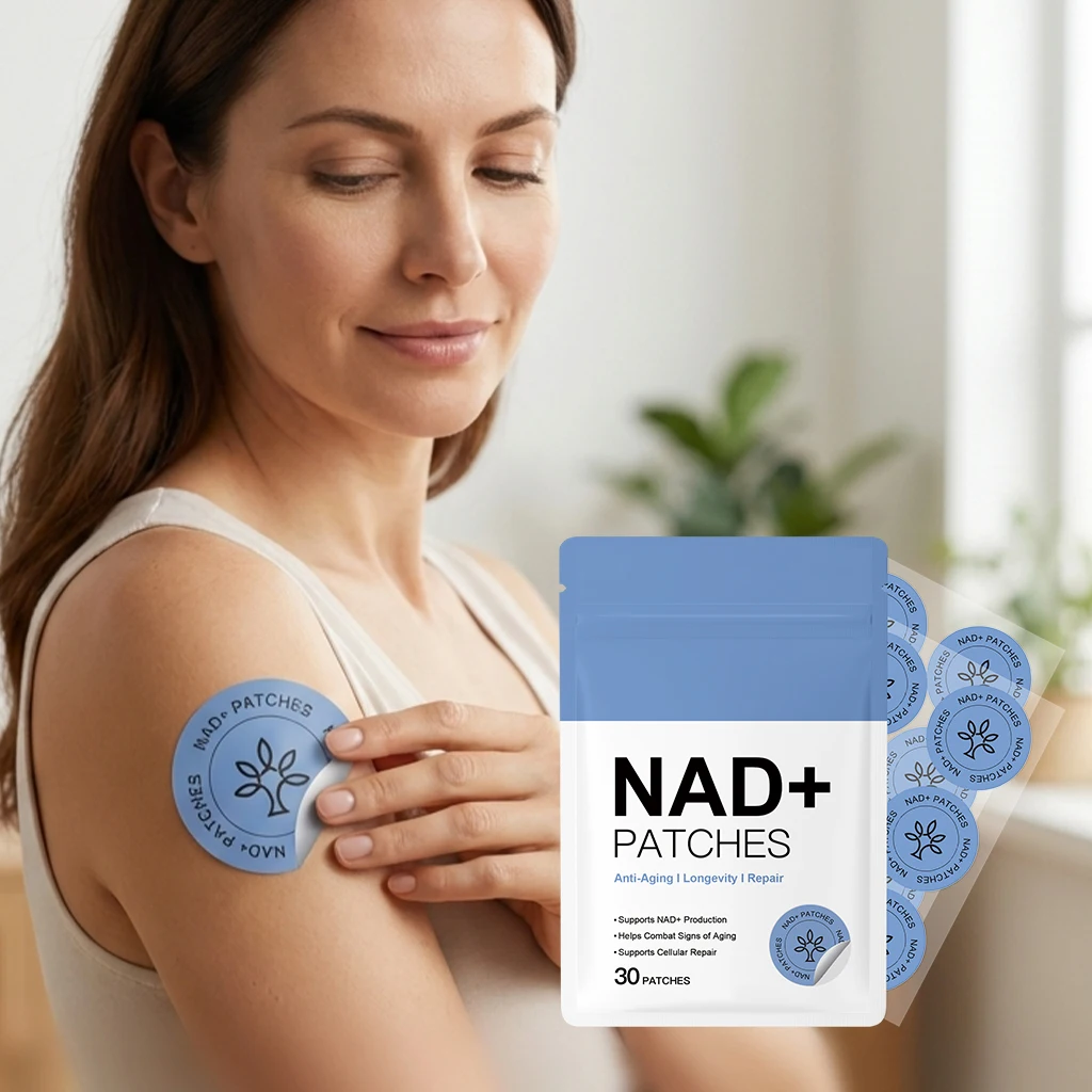 Autocollants de soin corporel à usage quotidien NAD+, patch d'aide à la gestion du poids, autocollant de perte de poids facile à utiliser, patch de soin corporel