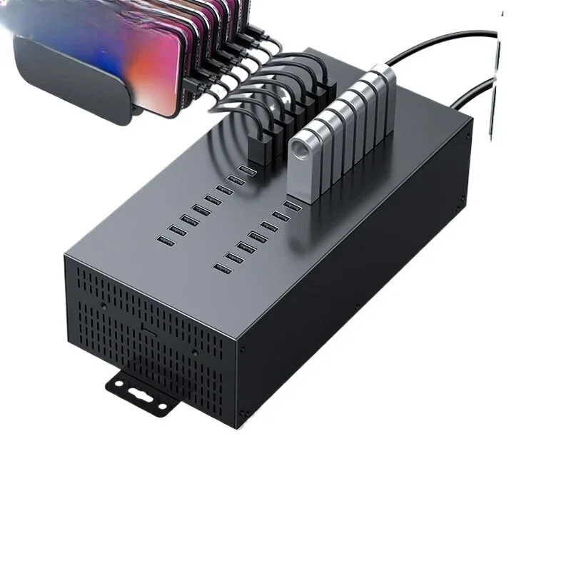 

Power supply Industrial grade 30 port USB splitter 20 port expansion hub