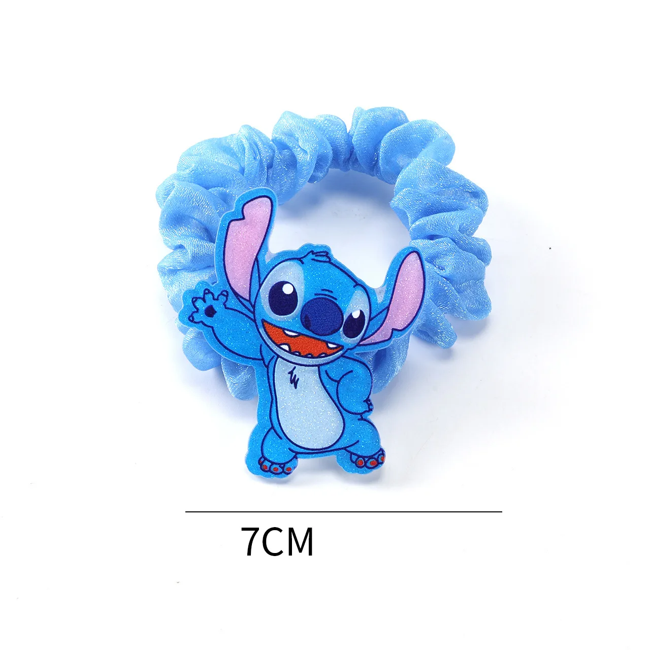 Disney Lilo & Stitch Hair Rope for Women Cartoon Toys Children Kawaii Stitch Acrylic Rubber Band Hair Accessoires Girl Gifts
