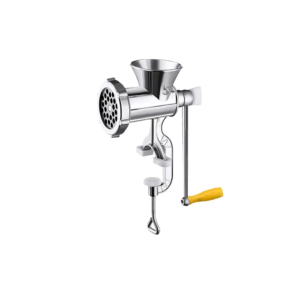 

Stainless Steel Manual Meat Grinder Table Hand Operated, Multifunction Pasta Maker Beef Sausage Maker Home Kitchen Tool