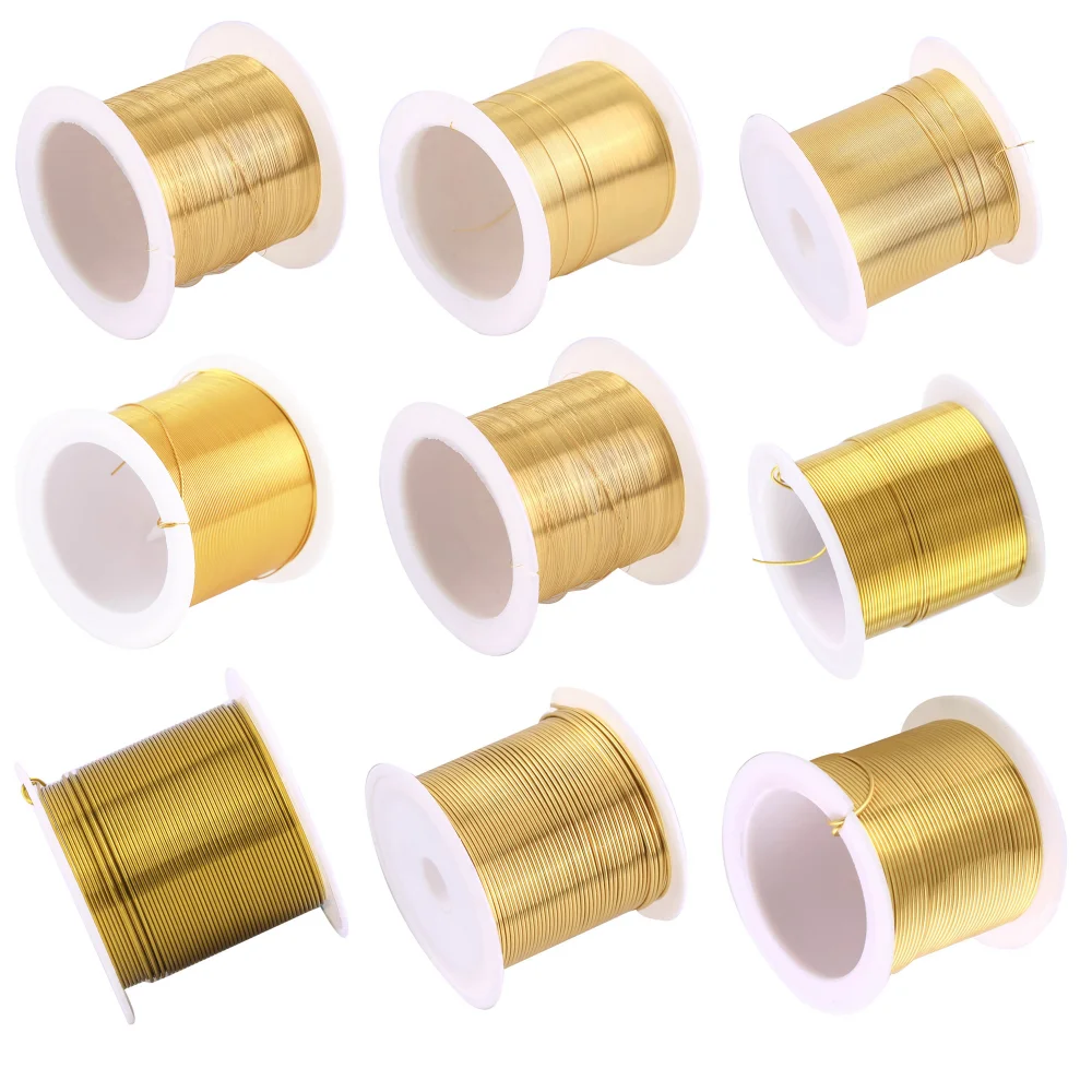 0.1mm/0.5mm/0.8mm/1.0mm/1.5mm/1.8mm2.0mm/ 2.5mm/3mm Diametro Morbido Filo di Ottone Grezzo Per Il Modello Del Mestiere risultati dei monili FAI DA TE