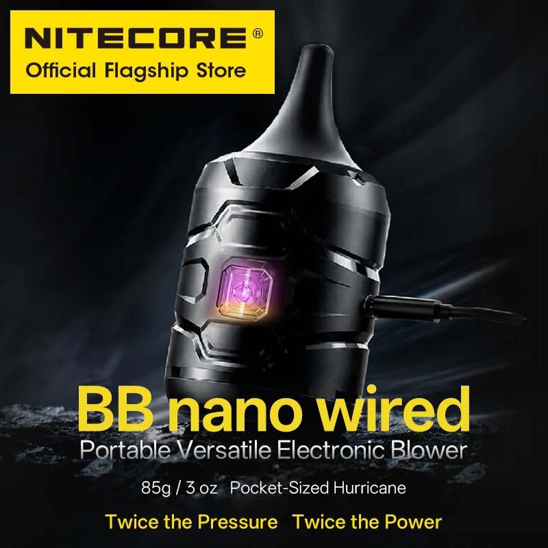 nitecore-bb-nano-有線ポータブル多機能電子ブロワー-ミニ有線掃除機-レンズセンサーダスター-キヤノン、ソニー、アニメ、車用