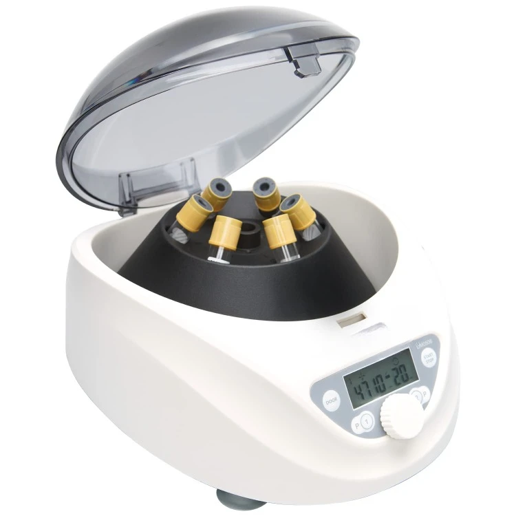 Lab PRP Benchtop Centrifuge 6x15mL/10mL/7mL/1.5-5ml, 300-5000rpm(Max. 2600xg RCF),LCD Digital Desktop Lab Centrifuge