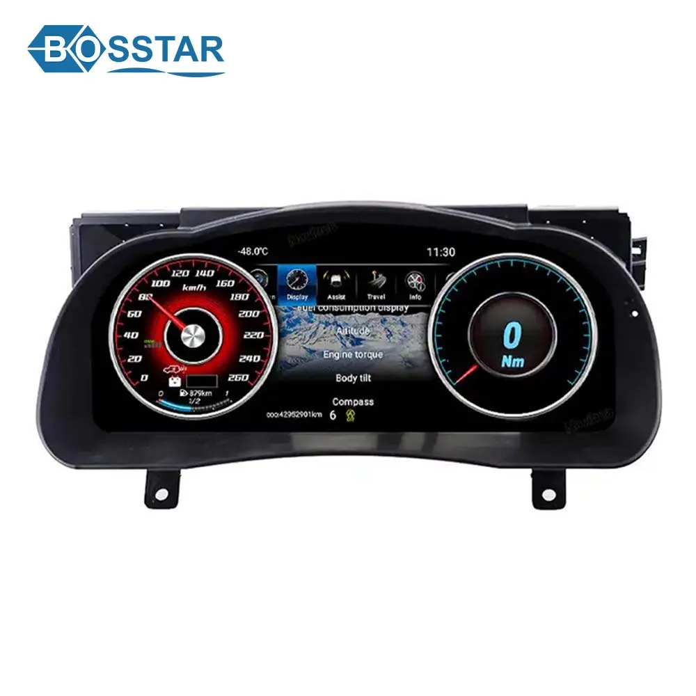 

Bosstar 12.3 Inch Digital Speedometers Dashboard Car LCD Instrument Cluster for Toyota Highlander 2015-2019