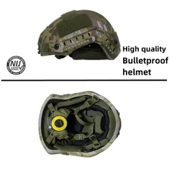 Casque balistique rapide Dulhelmet, Jungle CamSolomon, NIJ Prospects, IA.44