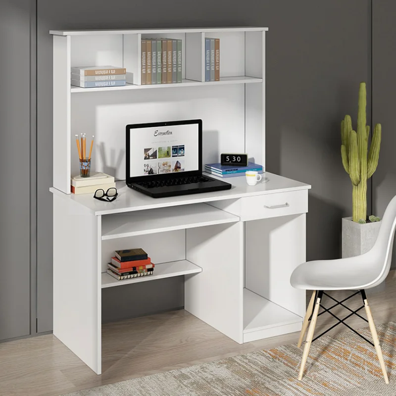 custom.Modern Computer Desk Home Office Desk Wood White Desk