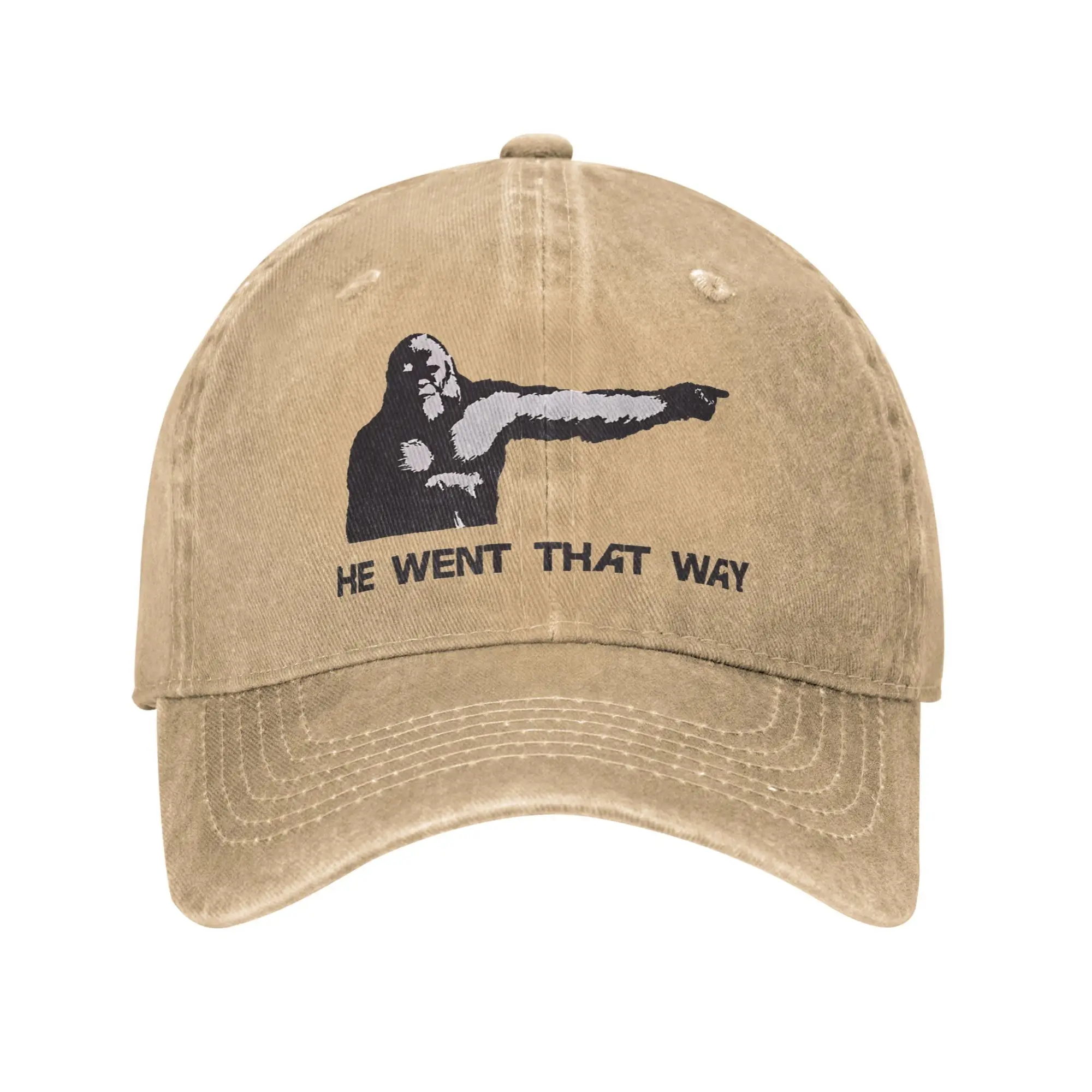 

Бейсбольная кепка Bigfoot On Went That Way, летняя модная шляпа дальнобойщика, унисекс, мужской дизайн, спортивная кепка на открытом воздухе, дропшиппинг, кепка Snapback