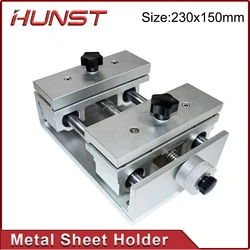 HUNST Fixture Worktable for Laser Marking Cutting Engraving Machine Gold Silver Metal Ceramics Clamp Table Thin Foil Holde