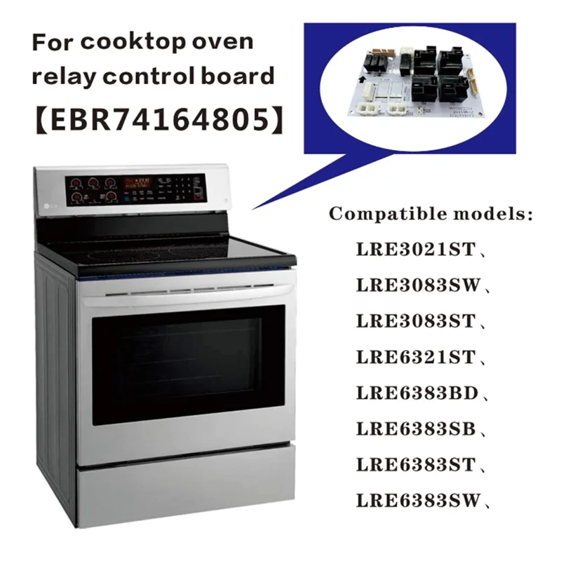 

ABRU-EBR74164805 Замена платы управления реле духовки для духовки диапазона заменяет LRE3021ST LRE3083SW