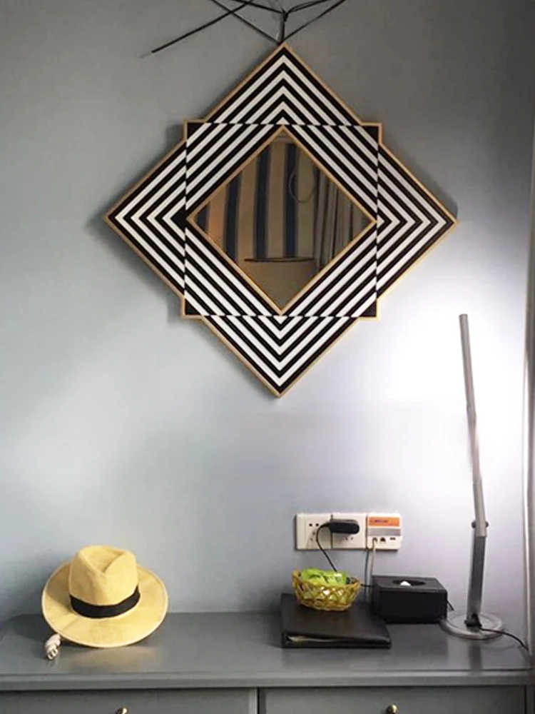 

Украшение ресторана, диван, фон, настенный подвесной светильник для прихожей, гостиной, роскошные скандинавские настенные украшения, зеркало