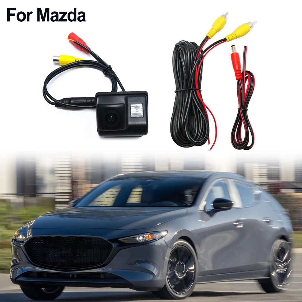 6m Video Cable Car Rear View Camera Automatic DC 12V For CX-5 CX-7 CX-9 For Mazda 3 For Mazda 6 NTSC For Mazda